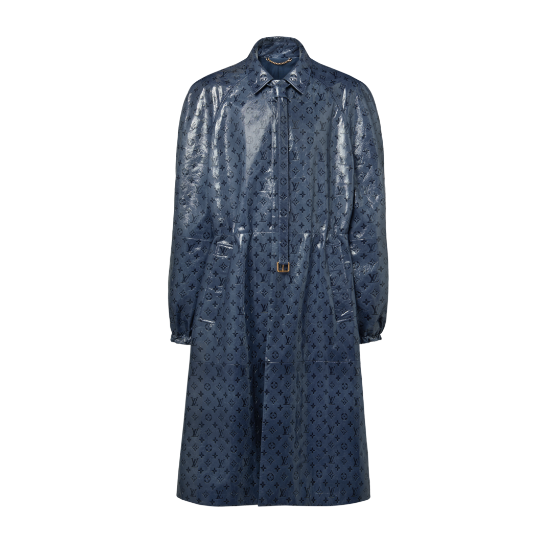 LOUIS VUITTON コート 48 Monogram Vintage Vernis Carcoat - Men - Ready-to-Wear | LOUIS